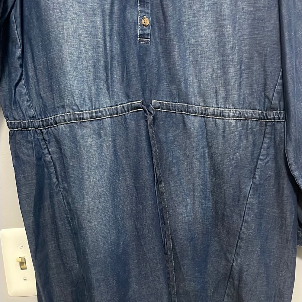 NWT Lucky Brand Blue Denim Tunic Dress - Picture 2 of 9